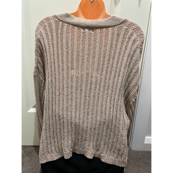 Cotton on Brown cropped knit top - Picture 3 of 4